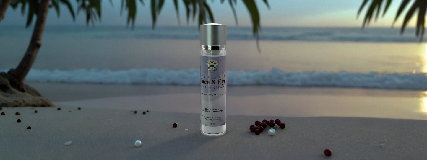Pearlescent Face Cream & Eye Serum Duo with *FREE* Free Eye Cream Applicator