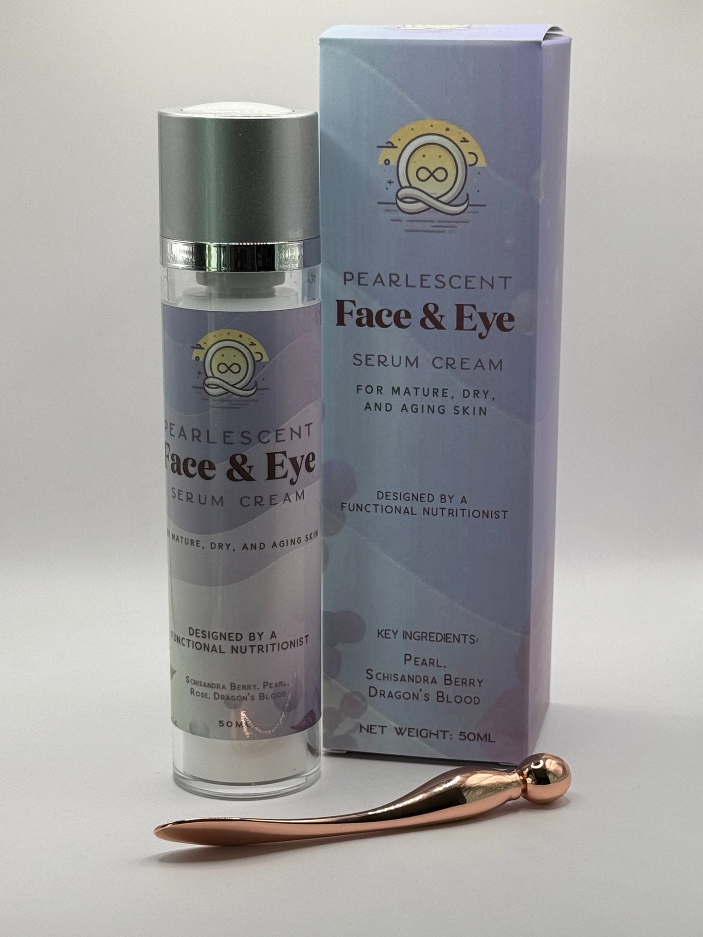 Pearlescent Face Cream & Eye Serum Duo with *FREE* Free Eye Cream Applicator